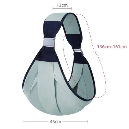 Porte-bébé hanche avec un filet respirant - Vert